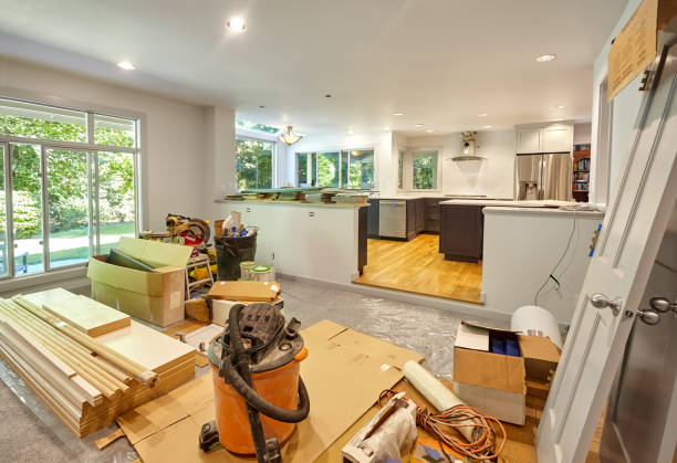 Professional Kitchen Island Installation technician working in Bluemont, VA